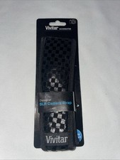 Vivitar Designer SLR Camera Strap Black Check Neoprene Comfort VIV-DES-STP-BLK