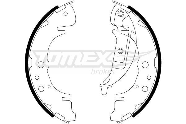 Tomex Brakes Bremsbackensatz TX 22-06 FüR Hyundai-image