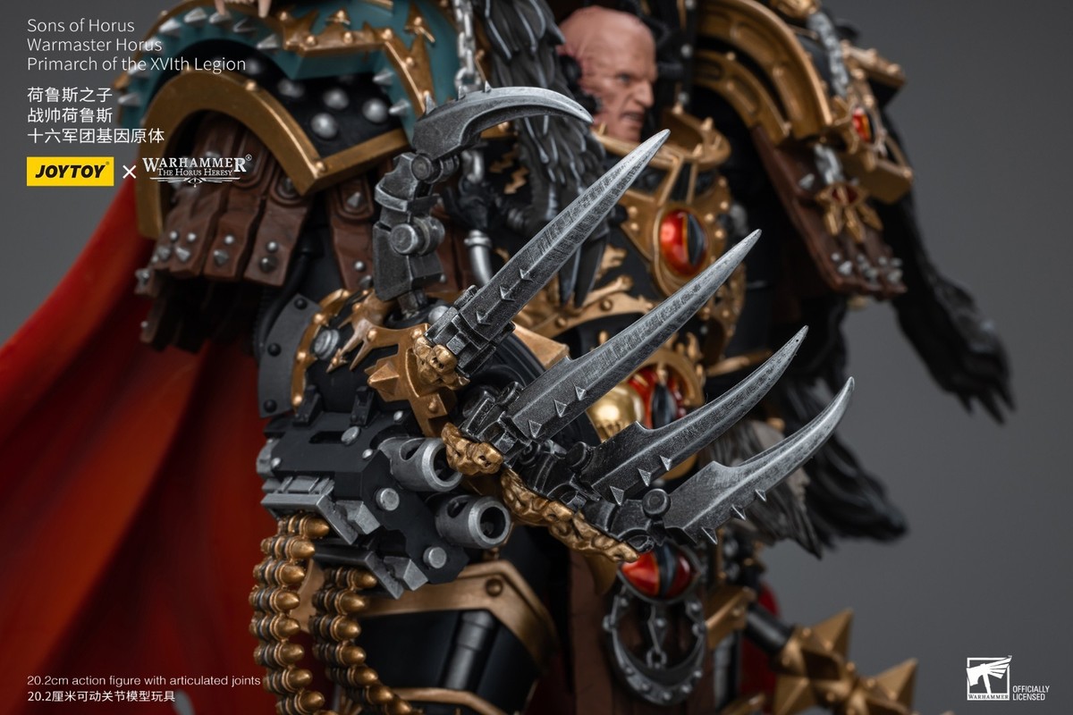 JOYTOY ウォーハンマー　WARMASTER HORUS ホルス　フィギュア JOYTOY Warhammer 40K Action Figures Sons of Horus Warmaster Horus