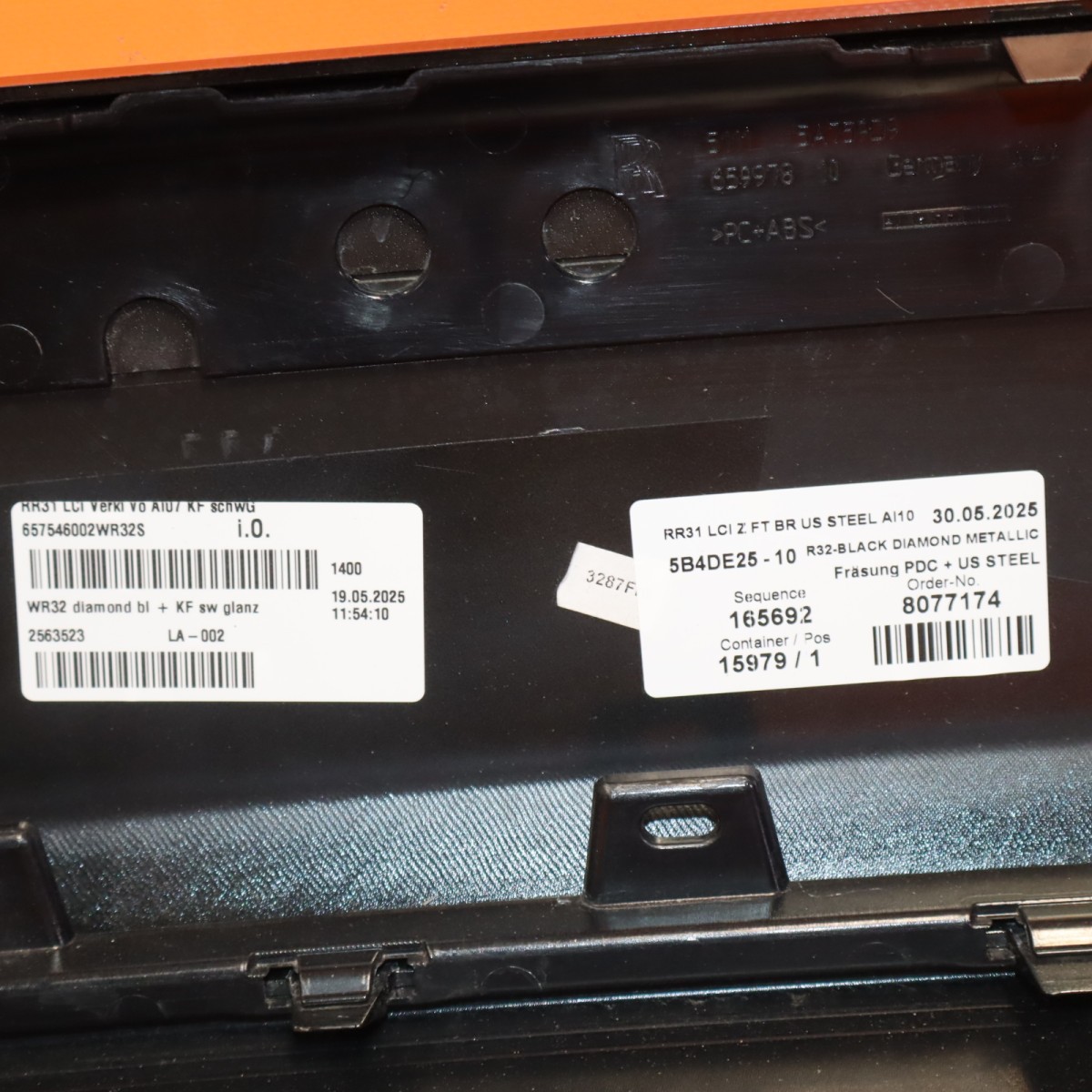 ROLLS ROYCE CULLINAN FRONT BUMPER 2025 2026 51115A558B9 BLACK OEM