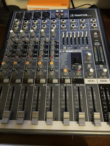 Mackie PROFX8 Professional Mic/Line Mixer with FX - | eBay