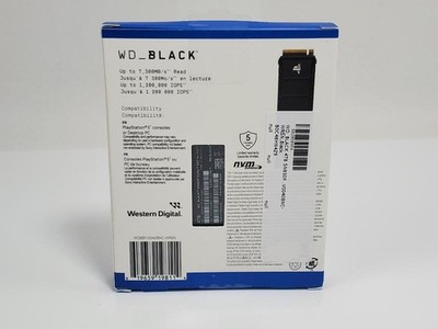 WD SN850P 4TB NVMe M.2 SSD for PlayStation 5 (Black) WDBBYV0040BNC