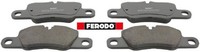 Ferodo FDB4713 Bremsbelagsatz FüR Scheibenbremse Bremsbelagsatz FüR Porsche