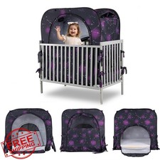 Pop Up Baby Crib Tent Toddler Privacy Bed Tent Mesh Zipper