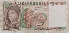 Rara banconota 5.000 lire ottima repubblica italiana