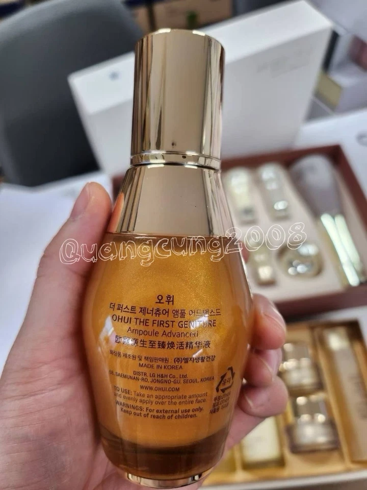 O HUI The First Geniture Ampolla Advanced Special Set 80ml + 20ml OHUI K-beauty Foto 3 de 4