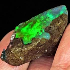 25.2Ct Ethiopian Welo Opal Play Of Color Facet Rough Specimen UYOW2337