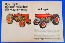 1965 Massey Ferguson 135 Tractor Unbreakable Generation Working Man Grit 2 PG Ad