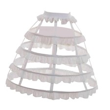 Cage Hoop Skirt Petticoat Crinoline Underskirt Pannier Skirt Victorian Bustle