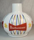 Vintage Budweiser Globe Glass Lamp Shade Retro Bar Light Beer Advertising Decor