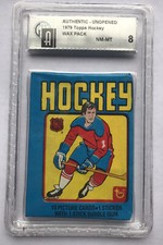 1979 Topps Hockey Unopened Wax Pack GAI 8 NM-MT; Gretzky Rookie Year!