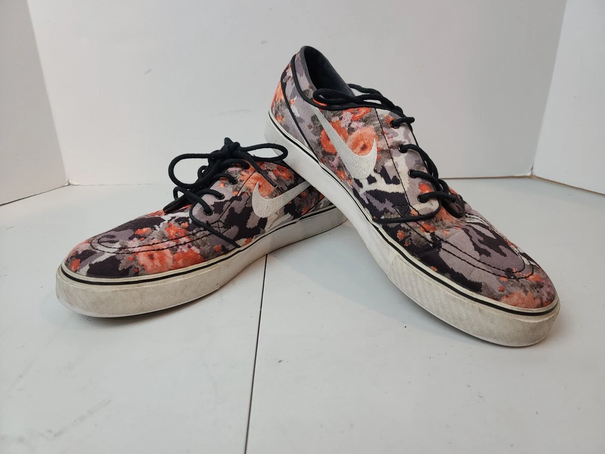 Nike Zoom Stefan Janoski Premium Orange Digi Floral 2013 MEN SZ 11