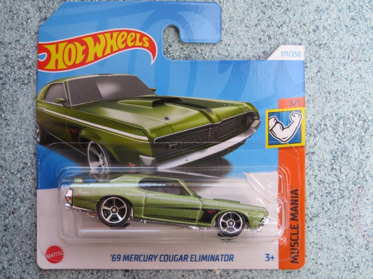 Hot Wheels H4PQ 171 1969 MERCURY COUGAR ELIMINATOR green 2024 171/250 PQ Case