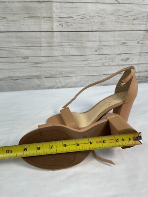 Jessica Simpson JP-HAZZU Women's Beige Open Toe Ankle Strap