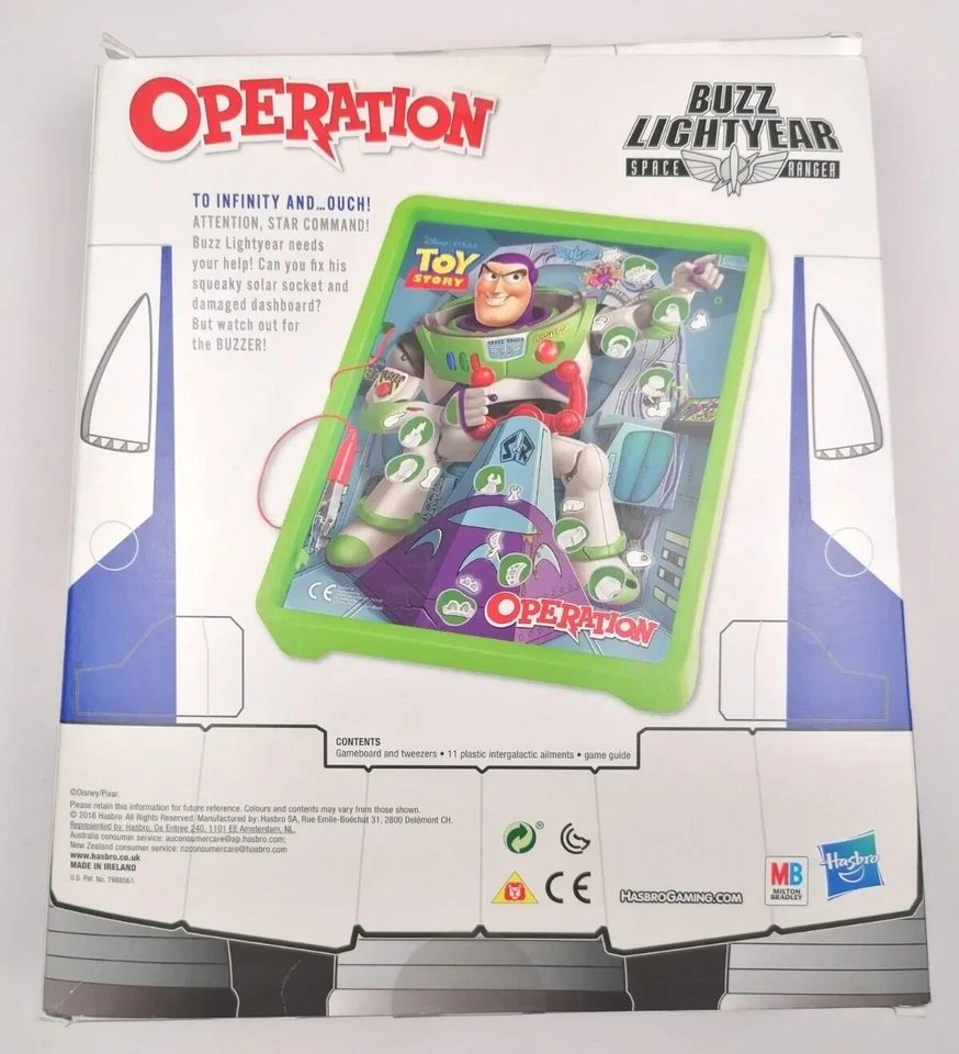 Disney Pixar Toy Story Operation Buzz Lightyear Space Ranger Hasbro Ages 6+ New - Image 2 of 3