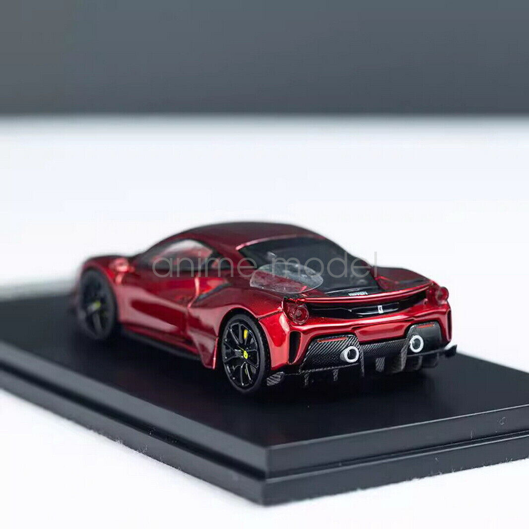 1/64 ノビテック フェラーリ 488 Pista Rosso Red Ichilan Model 1/64 Scale Ferrari Novitec 488 Pista Red