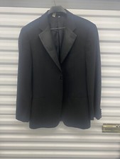Armani Collezioni Black Tuxedo Blazer Wool