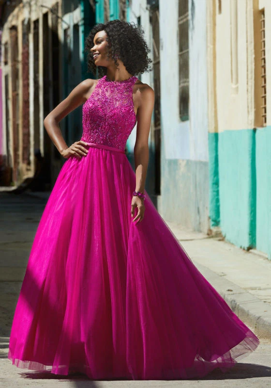 Fuchsia pageant shop dress