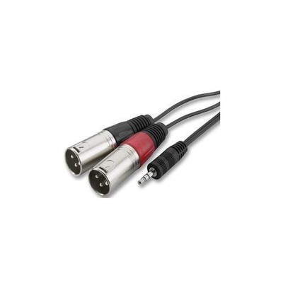 Cordial Cavo Audio Doppio XLR Maschio/RCA 1,5 M – Qualità Professionale, Prodotto In Germania