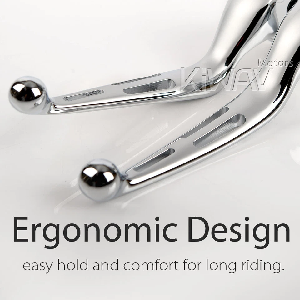 Комплект хромированных рычагов с 3 слотами подходит для Harley Ultra Limited 2015-2016 годов выпуска низкий FLHTKL - Изображение 4 из 4