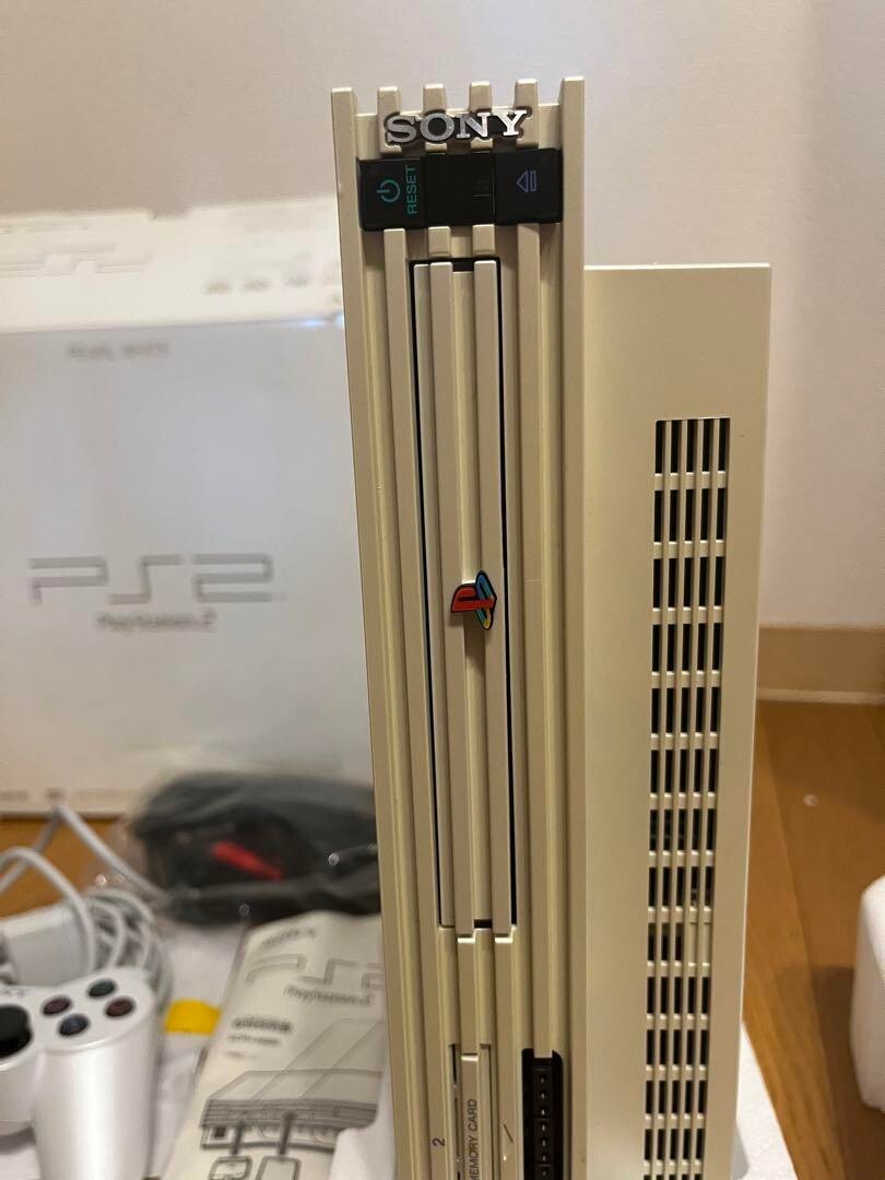 PlayStation 2 pearl white SCPH-50000 Video Game Console PS2 2004
