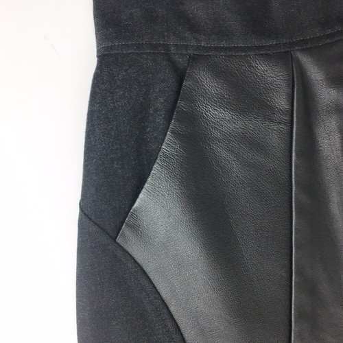 Damen Reclaimed Rock Größe Medium handgeschnitten von Preloved gefüttert Wolle Leder - Bild 3 von 12