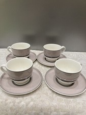Sainsbury’s Fine China Espresso Set X 4 Cups & Saucers. VGC