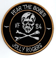 VF-84 Jolly Rogers "Fear The Bones" patch.