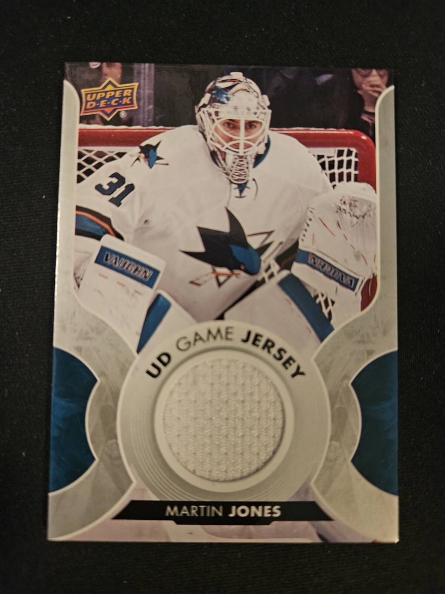 17-18 Martin Jones Game Used Jersey San Jose Sharks
