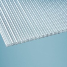 Doppelstegplatten Stegplatten 16mm Polycarbonat X klar farblos 14,50 €/m²