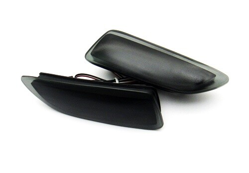 2x Smoke Lens LED Bumper Reflector Brake Light For 2011-2013 Lexus CT200h Toyota Corolla 
