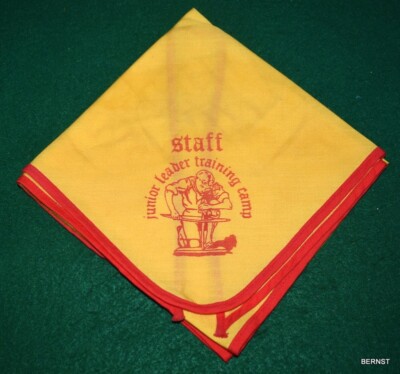 BOY SCOUT CAMP STAFF NECKERCHIEF - JUNIOR LEADER TRAINING CAMP