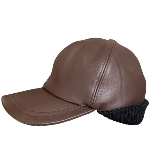 Cappello da Baseball in Vera Pelle con Roller in Lana - Foto 3 di 3