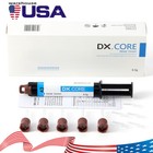 Núcleo de relleno de resina compuesta móvil de doble curado dental A3 shade 8g