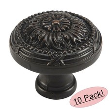  10 Pack Cosmas Oil Rubbed Bronze Cabinet Knobs 9460ORB