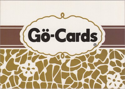Go Cards Advertising Preferred By Media Planners Promotional postcard RC