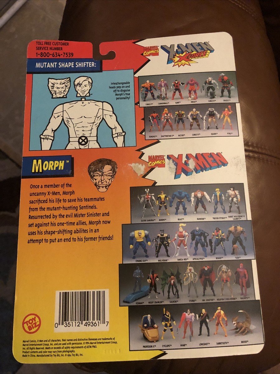 X-Men MORPH Action Figure MARVEL Toy Biz 1994 Animated X-Men MORPH Action Figure MARVEL Toy Biz 1994 Animated