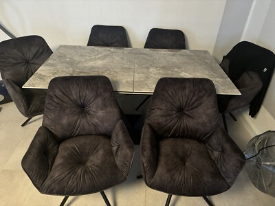 esszimmer tisch und stühle setz 