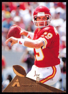 1994 Pinnacle Joe Montana Kansas City Chiefs #102