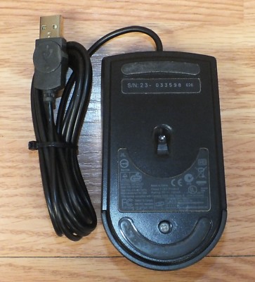 IBM MO28UO 3 Button USB Optical Mouse Black for sale online