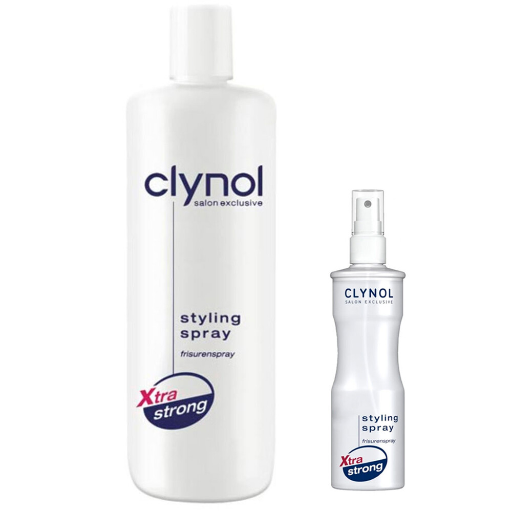 Спрей для укладки Clynol Extra Strong 1000 мл + 100 мл = 1100 мл