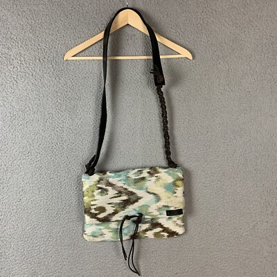 Merli Shoulder Bag Ikat Leather Crossbody Purse Jacquard Boho