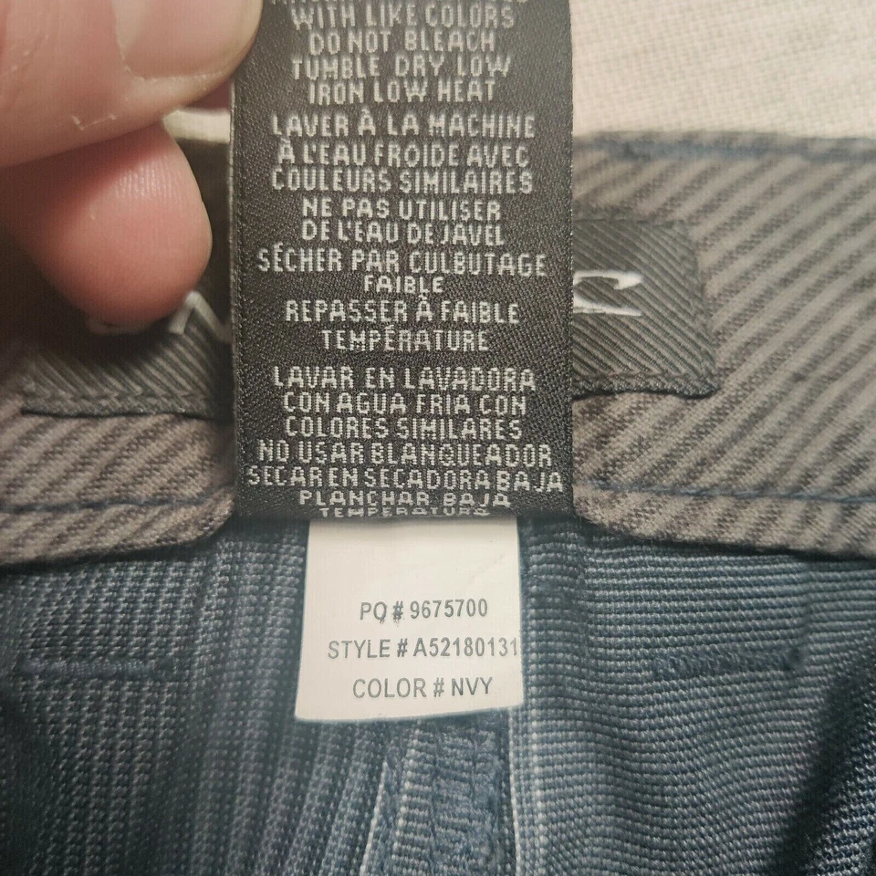 Pantalones cortos chinos a cuadros O'Neill para hombre talla 34 azul marino con línea de acento a cuadros envío rápido Foto 4 de 4