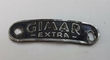 Patacchino in metallo  per sella bici bici epoca marcato GIMAR EXTRA