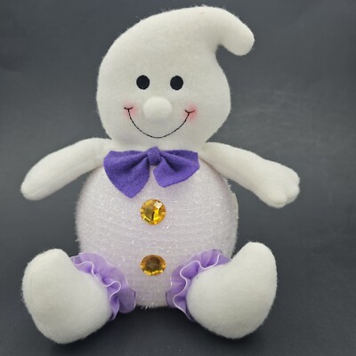 Avon Halloween Light Up Pal Friendly Ghost Plush 8'' Color Changing Works
