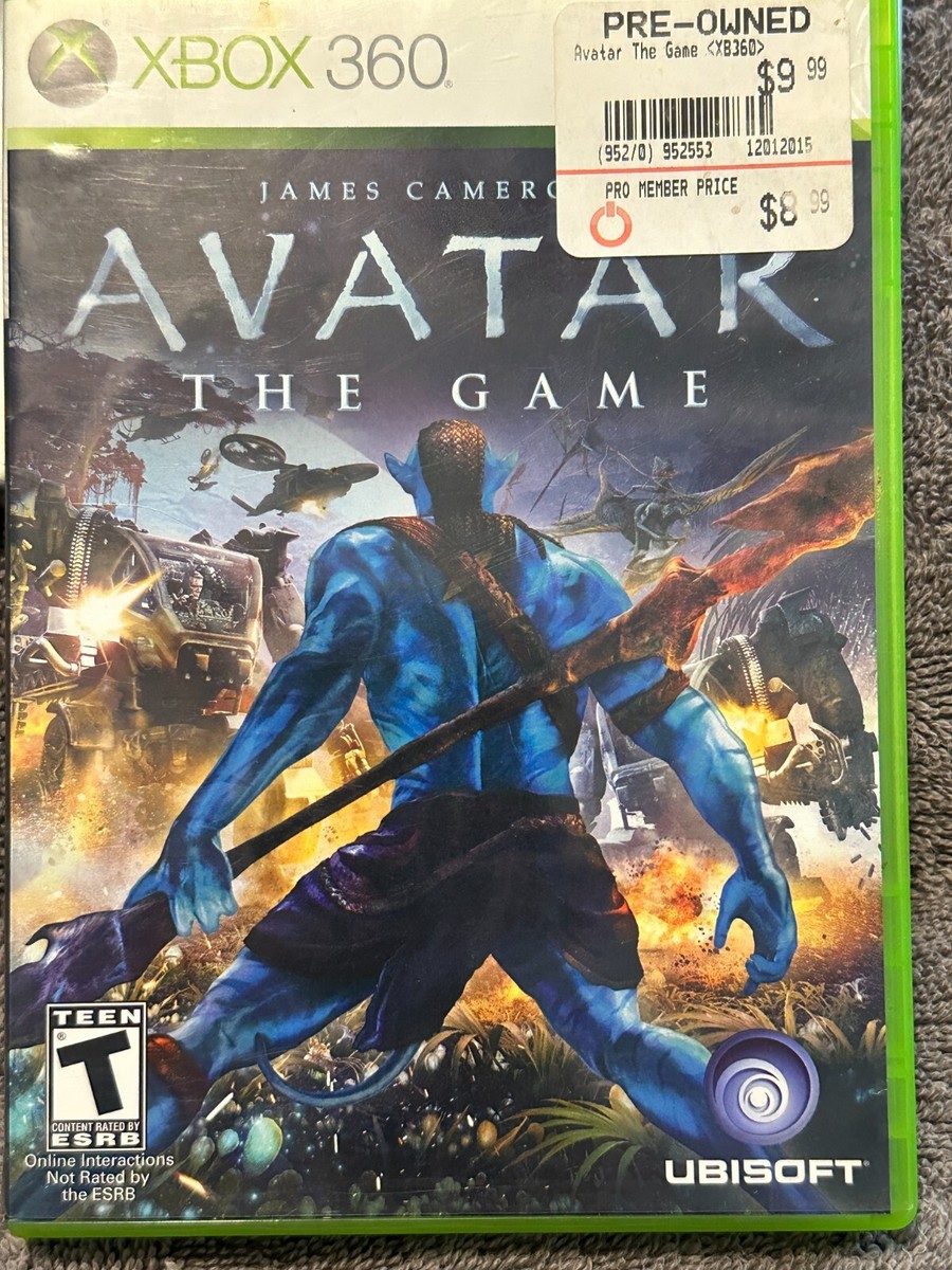 Avatar: The Game (Microsoft Xbox 360) Complete Untested 8888525431