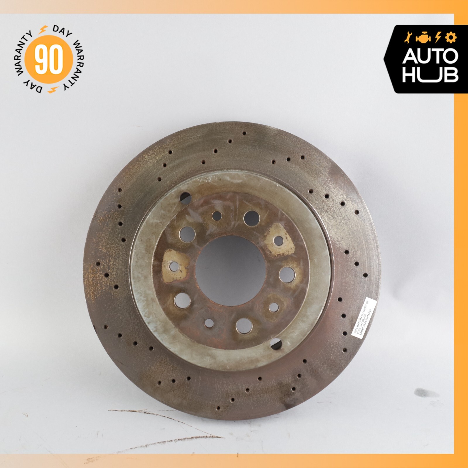 Maserati M138 Coupe 4200 GT Rear Brake Rotors Disc Left & Right Set of 2 OEM 67k
