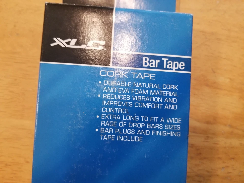 Cinta envolvente para manillar de bicicleta de carretera XLC cinta blanca para barra Foto 2 de 3