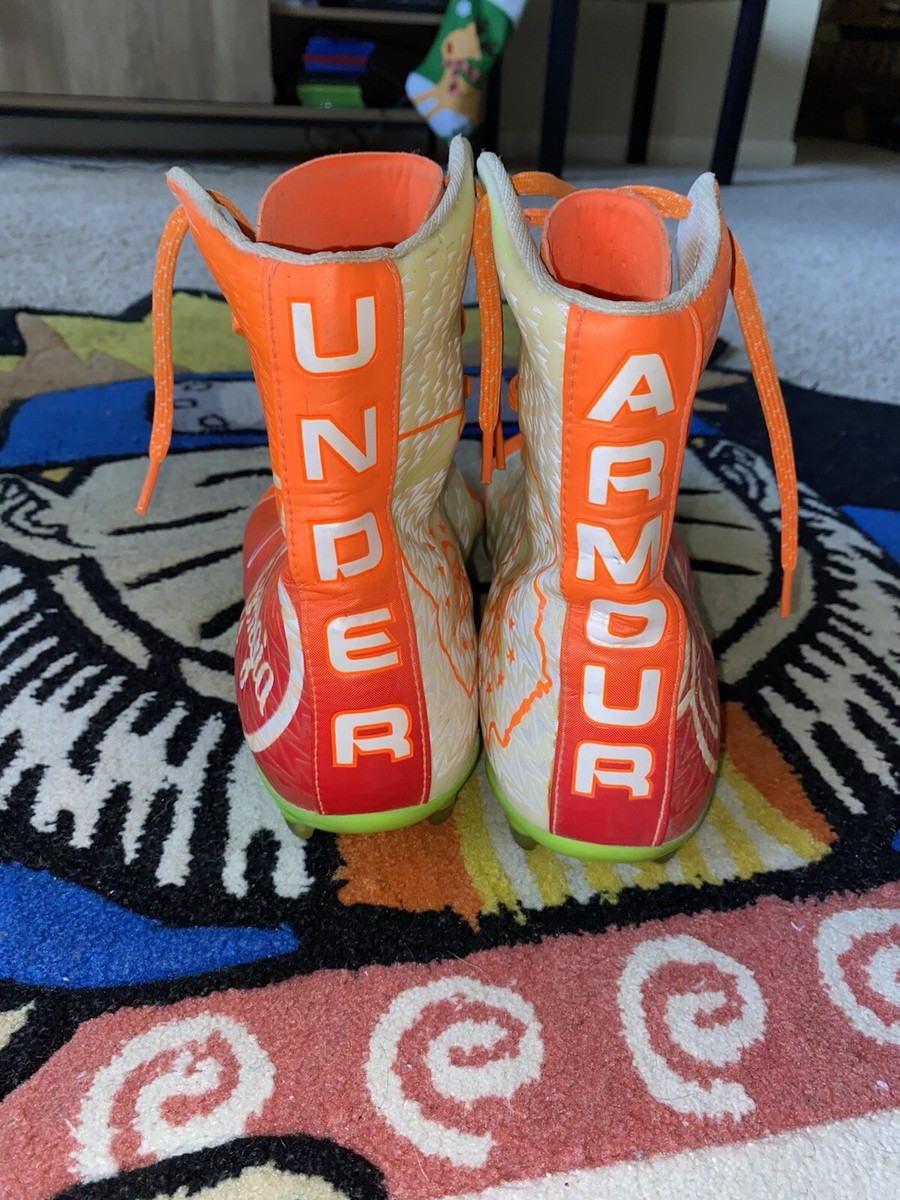 Under Armour Highlight スパイク オレンジ 🔥Under Armour Highlight Clutch fit MC Football Black/Orange