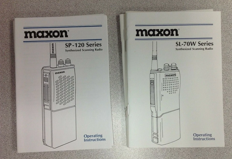 Your Choice MAXON VINTAGE MANUALS,  2-Way Radio Instruction Manuals - Image 4 of 4